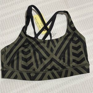 lululemon 🍋 athletica Black and Olive Sports Bra